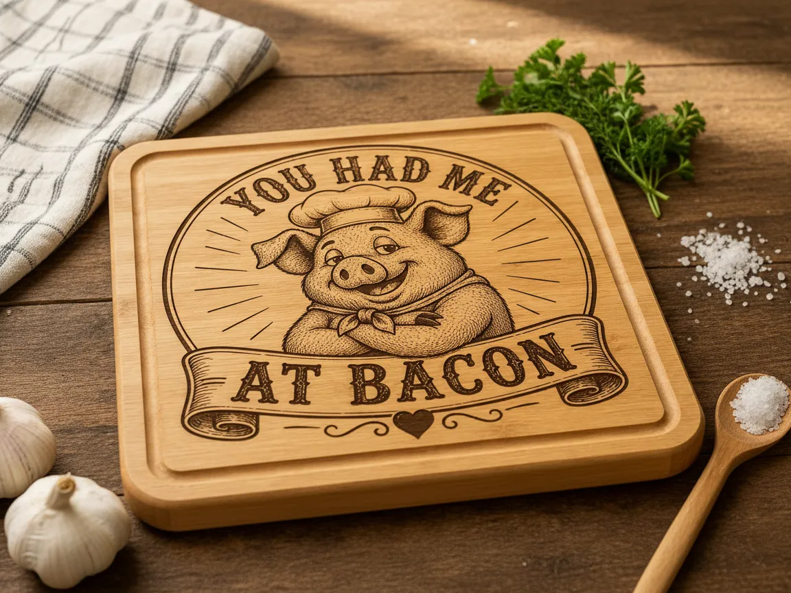 Pig Funny Cutting Board Design cutting board design