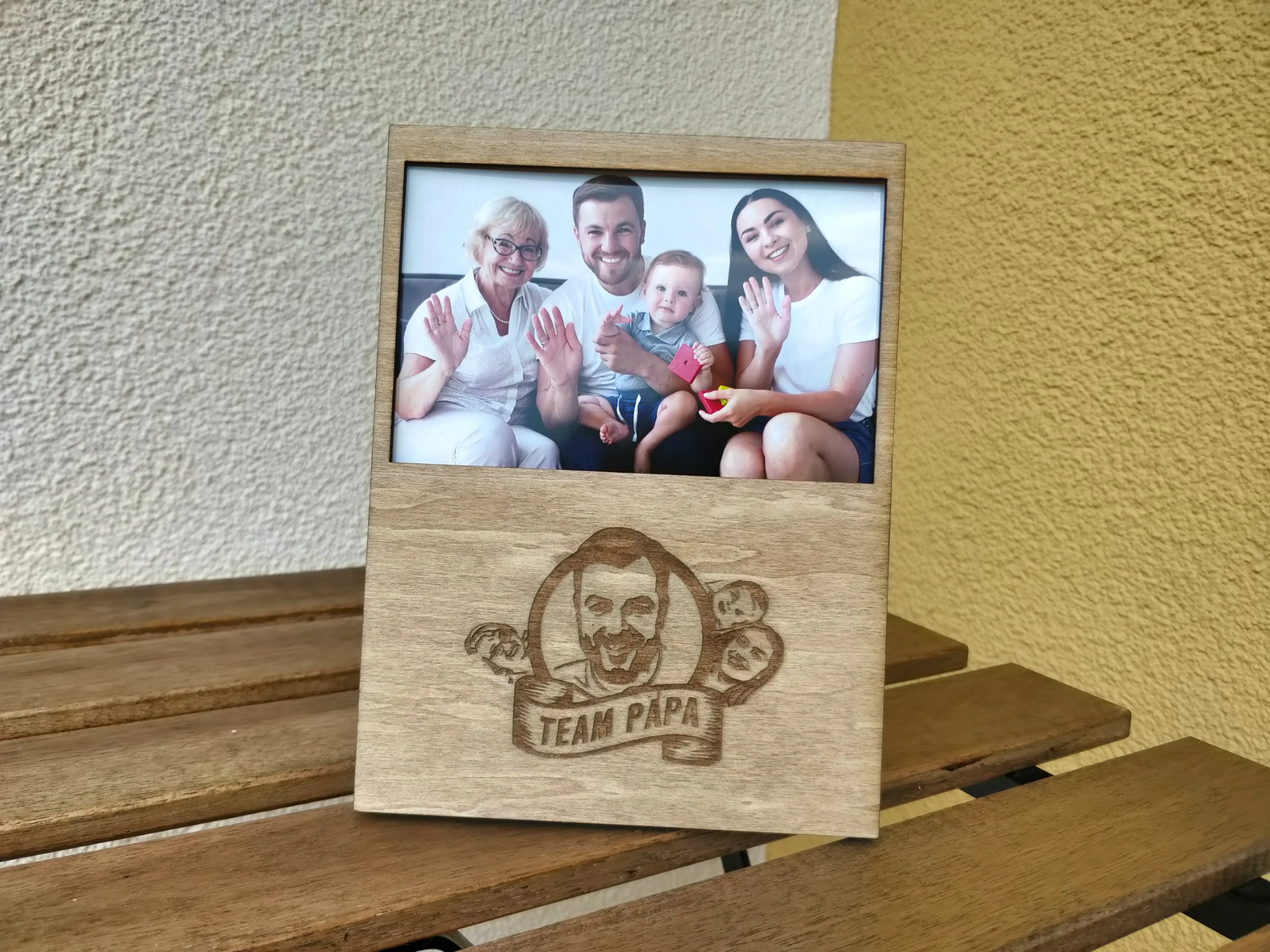 Team Papa Photo Frame
