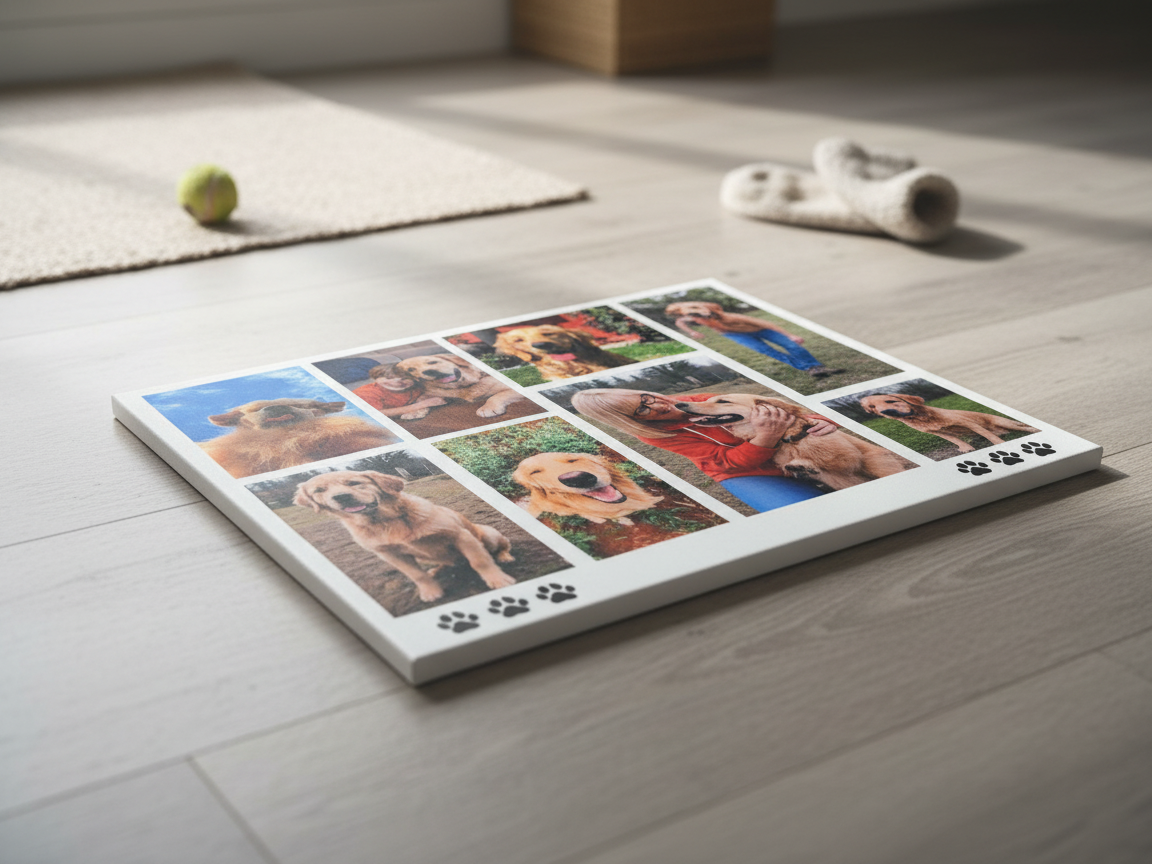 Custom Pet Memorial Photo Canvas