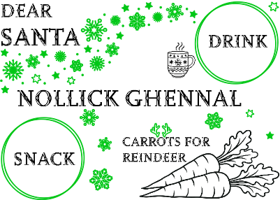 Slate Christmas Snack Board - Rectangle - Share.xcs