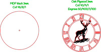 Wanduhr mit Hirschmotiv.xcs