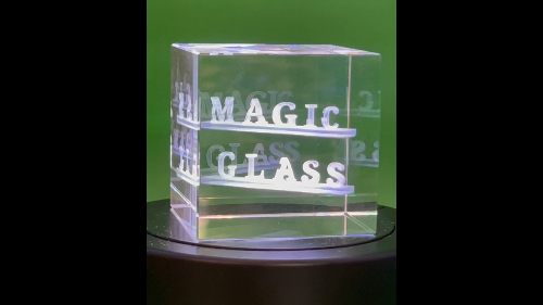 [Laser cut and engrave] Glass Magic - Illusion in glass