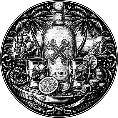 Round Slate Coaster - Bumbu The Original.xcs