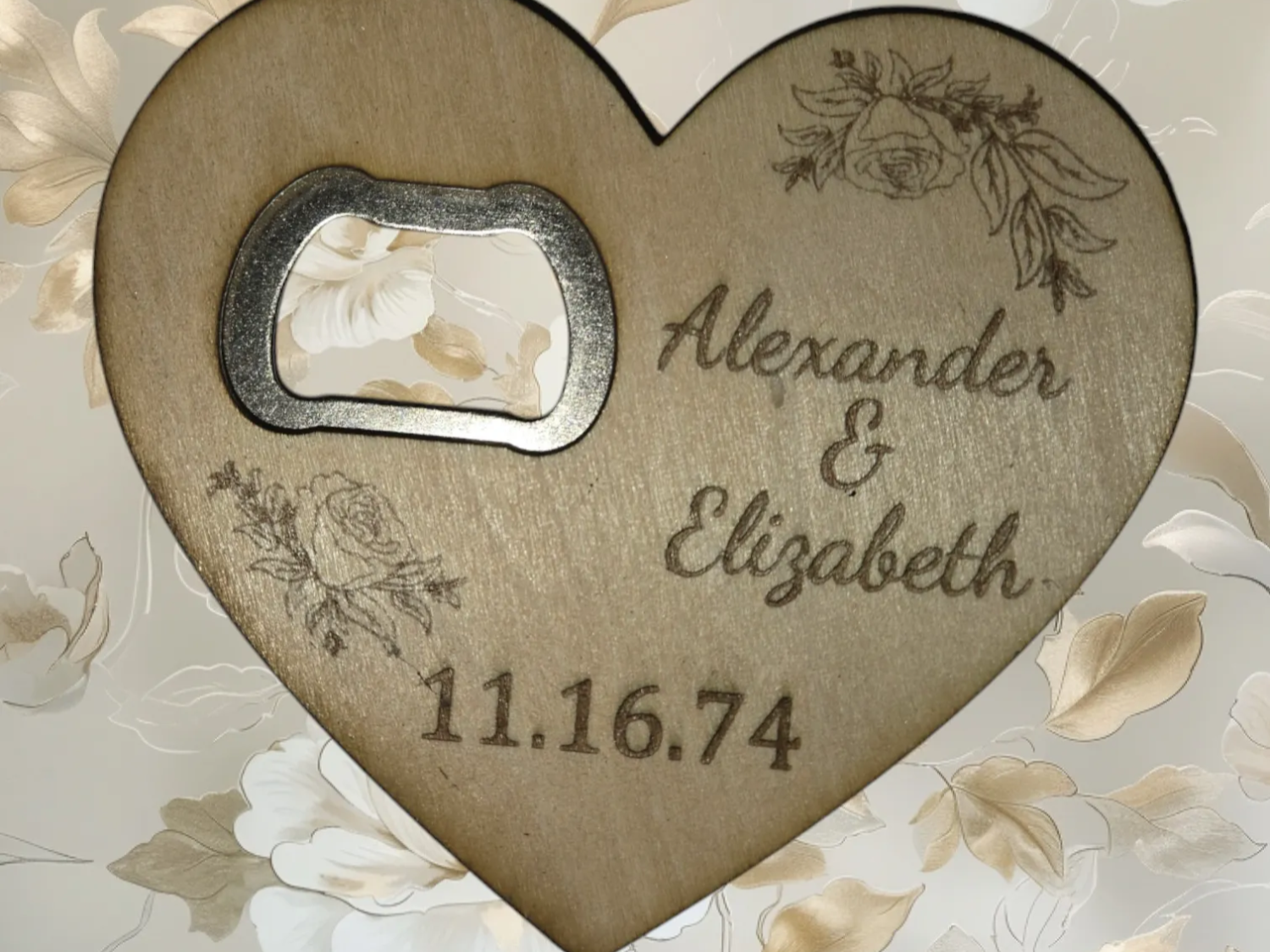 HeartShaped Wedding Bottle Opener wedding favor return gift idea