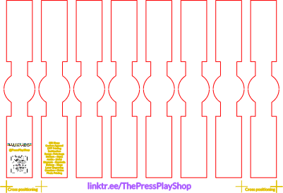 Keychain 27x64mm PressPlay.xcs