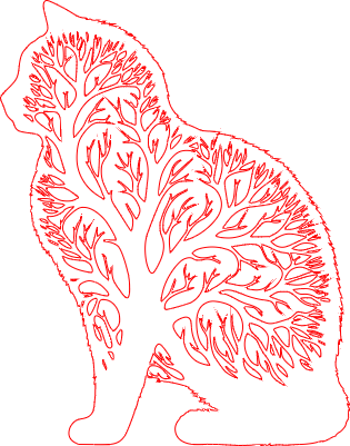 GATTO TAGLIO XTOOL S1.xcs