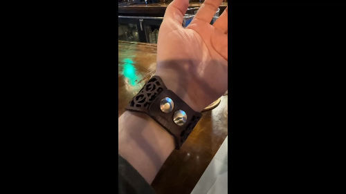 [Laser cut and engrave] Intricate Mandala Pattern Wide Cuff Bracelet