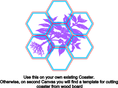 Coffee Coaster Hexagon with Coffee.xcs