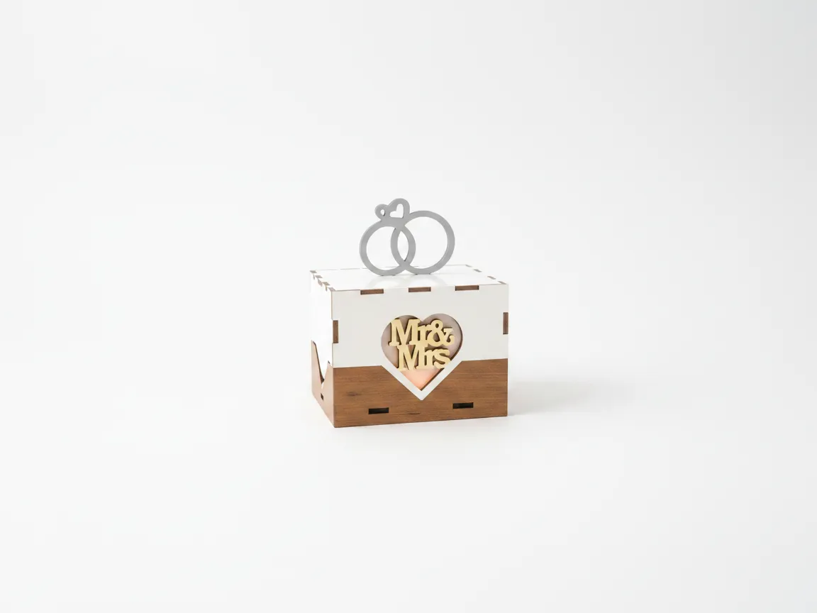 ゼロマザーズ フェイト・シフター 音の薬箱 ドクター・キュアリングボックス Wedding Ring Box SVG | Mr & Mrs Ring Box SVG | Laser Cut Jewelry