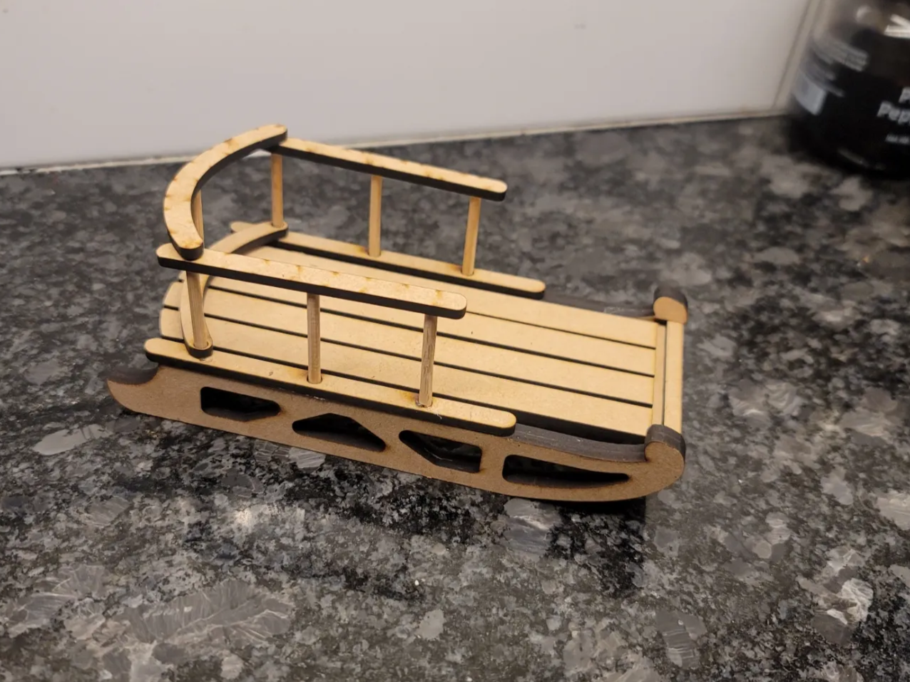 Classic Winter Sled gift for her design
