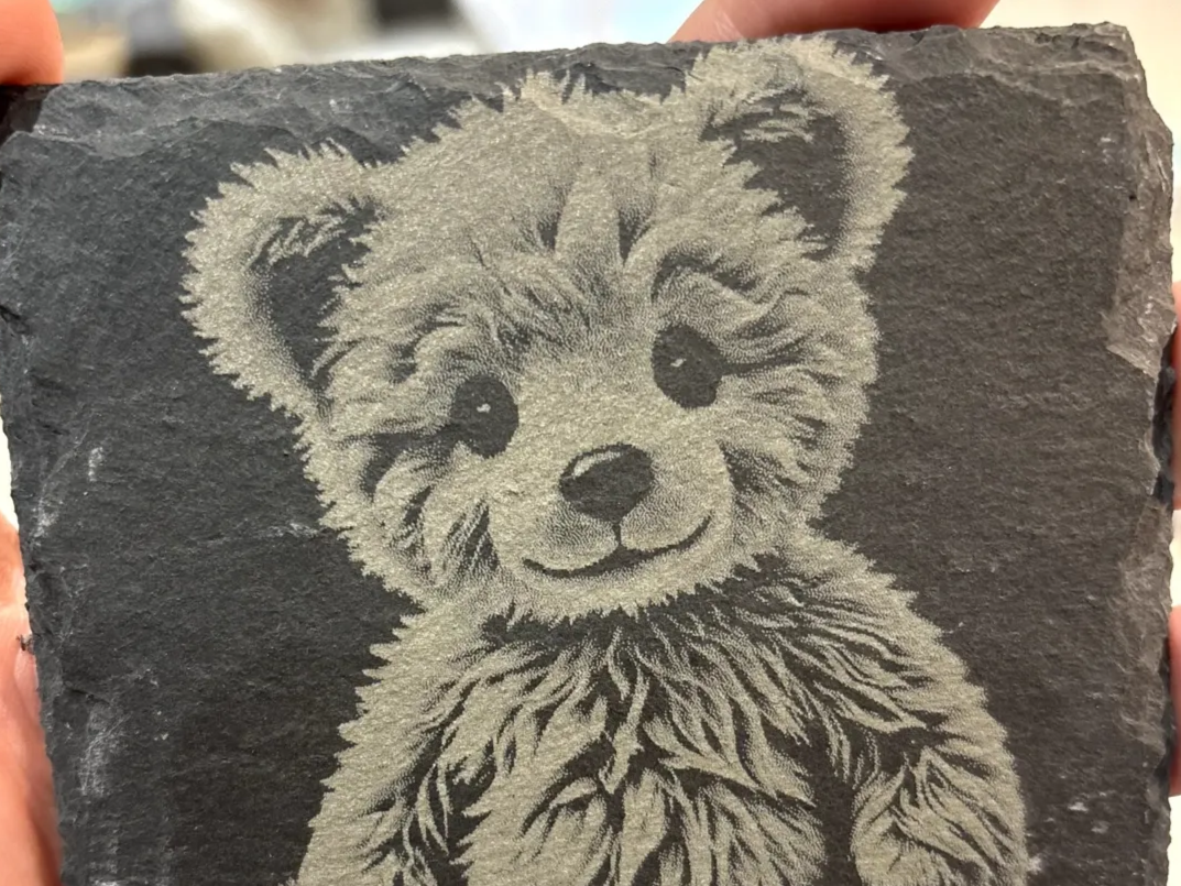 Teddy bear coaster design