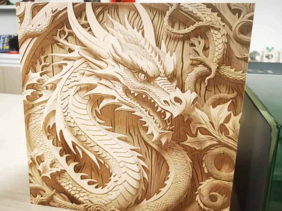 3D Relief Dragon for Chinese New Year new year gift design