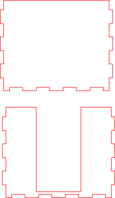 Box für Notizblock mit Stifthalter 94x94.xcs