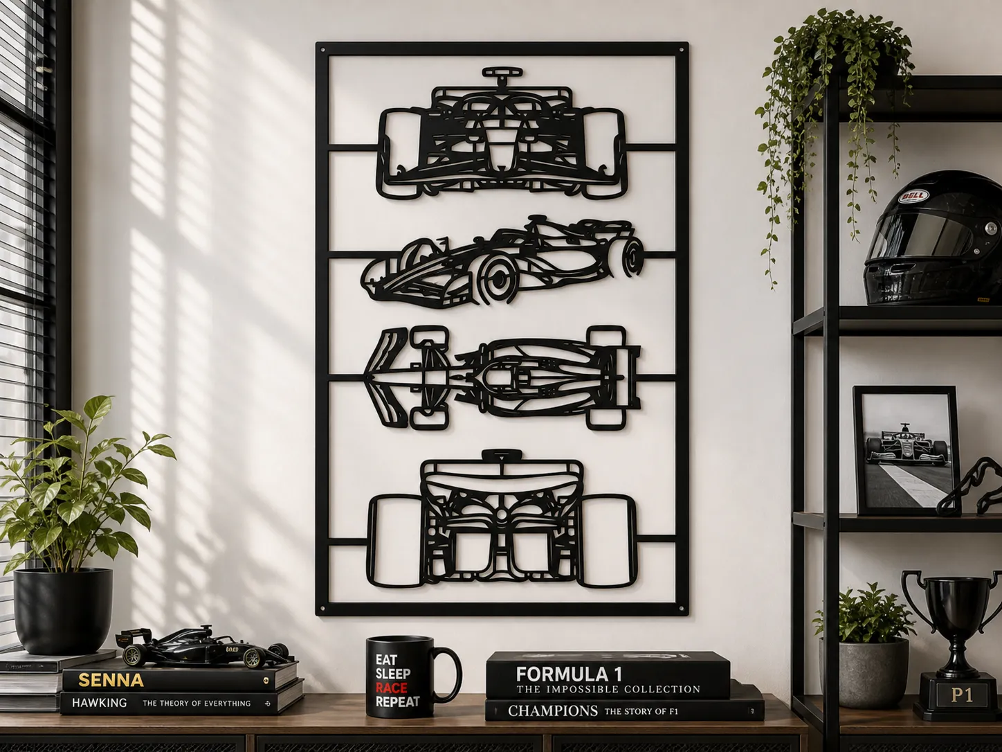 Formula Racing Wall Art SVG