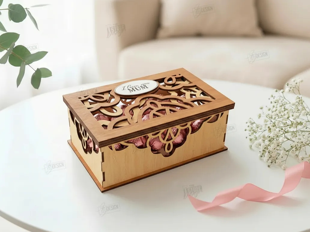 Mother's Day Keepsake Gift Box gift box design