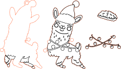 Christmas Llama.xcs