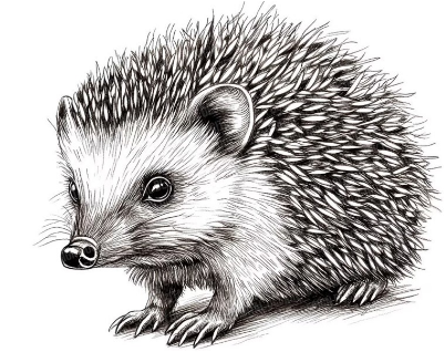 herisson sur manche opinel N°7.xcs