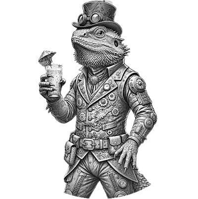 Lizard Steampunk Coaster.xcs