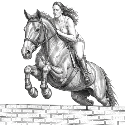 Female Horse Jumping.xs