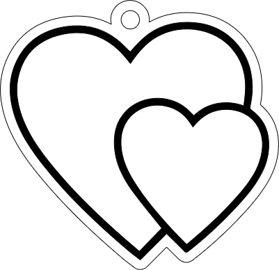 Porte clés Coeur.xcs