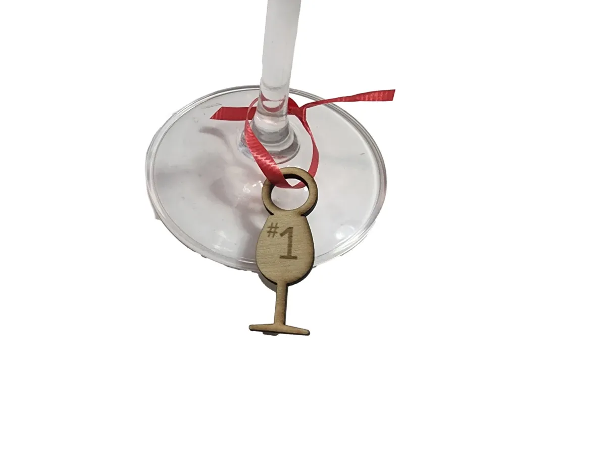 Marcadores de copas de vino, idea de regalo de vino