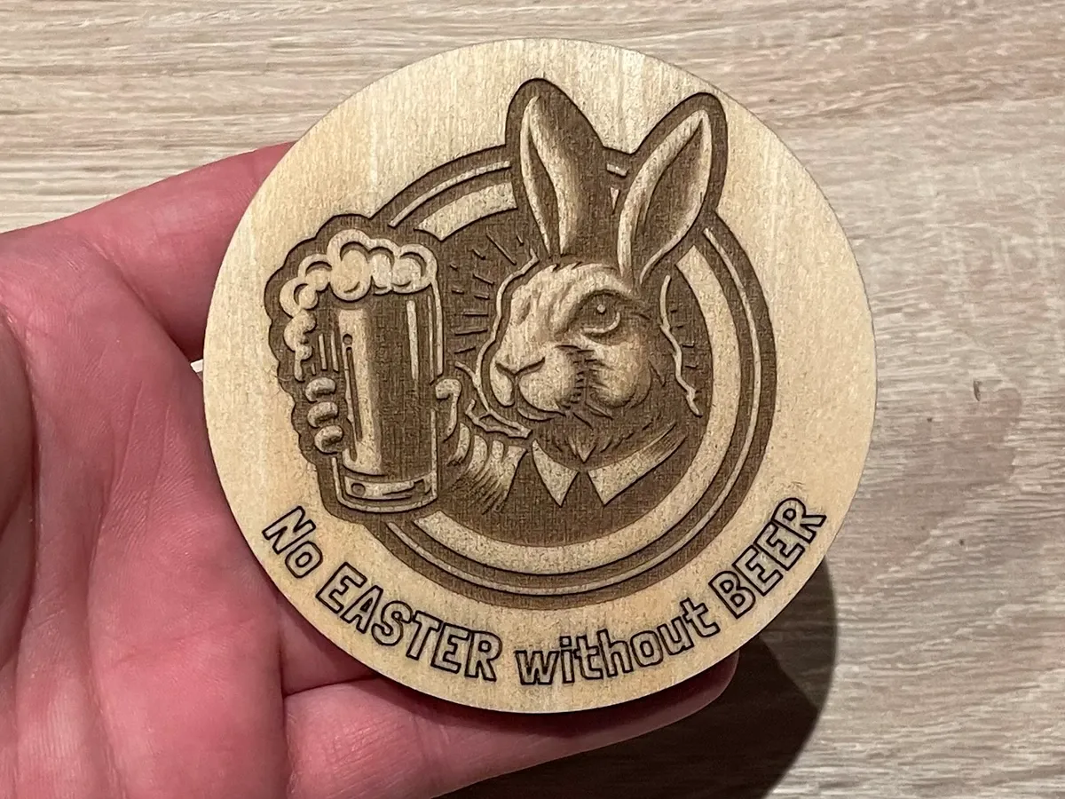 Oster-Bieruntersetzer Laserdesign