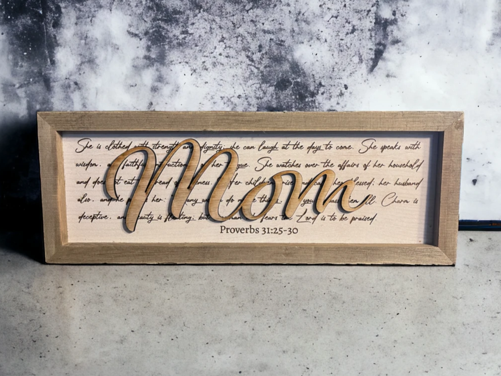 Proverbs 31 Mom Sign gift for mom idea