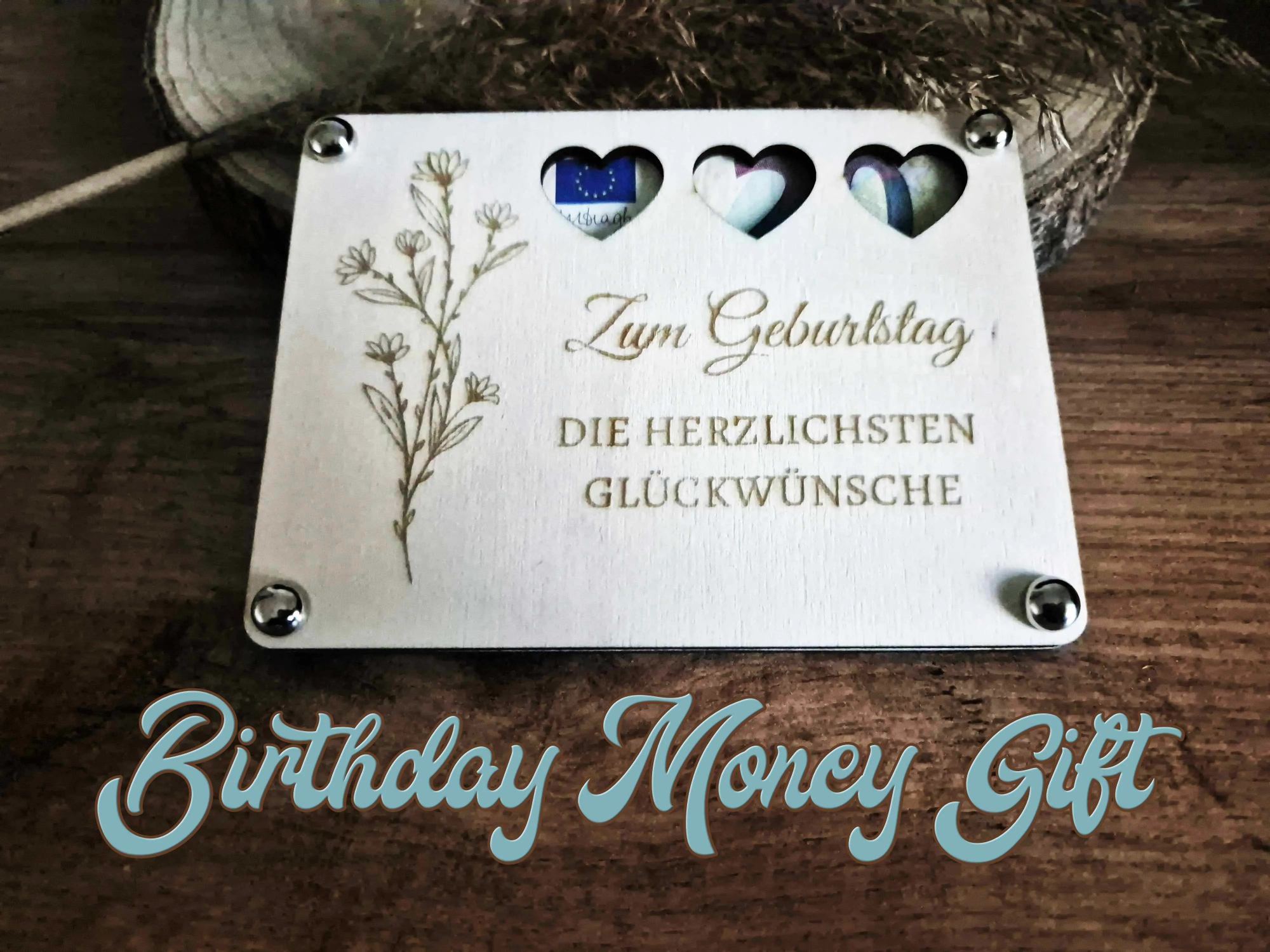 Birthday Card with Money Gift Slot birthday invitation card idea