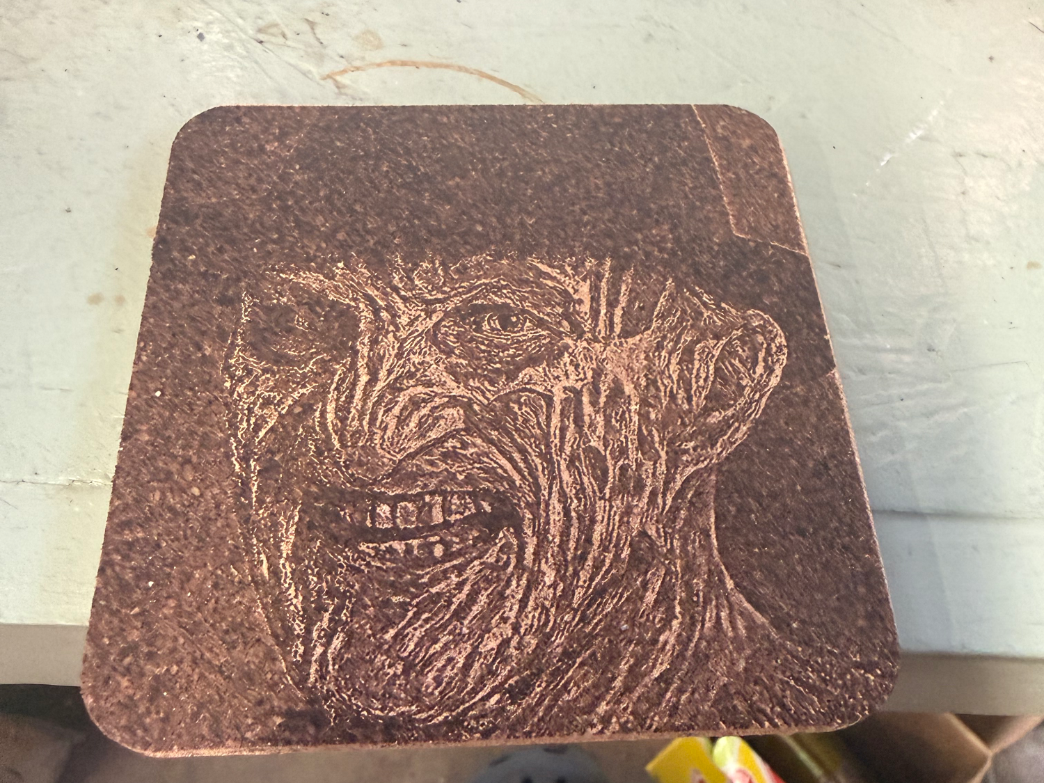 Freddy Krueger Cork Coaster