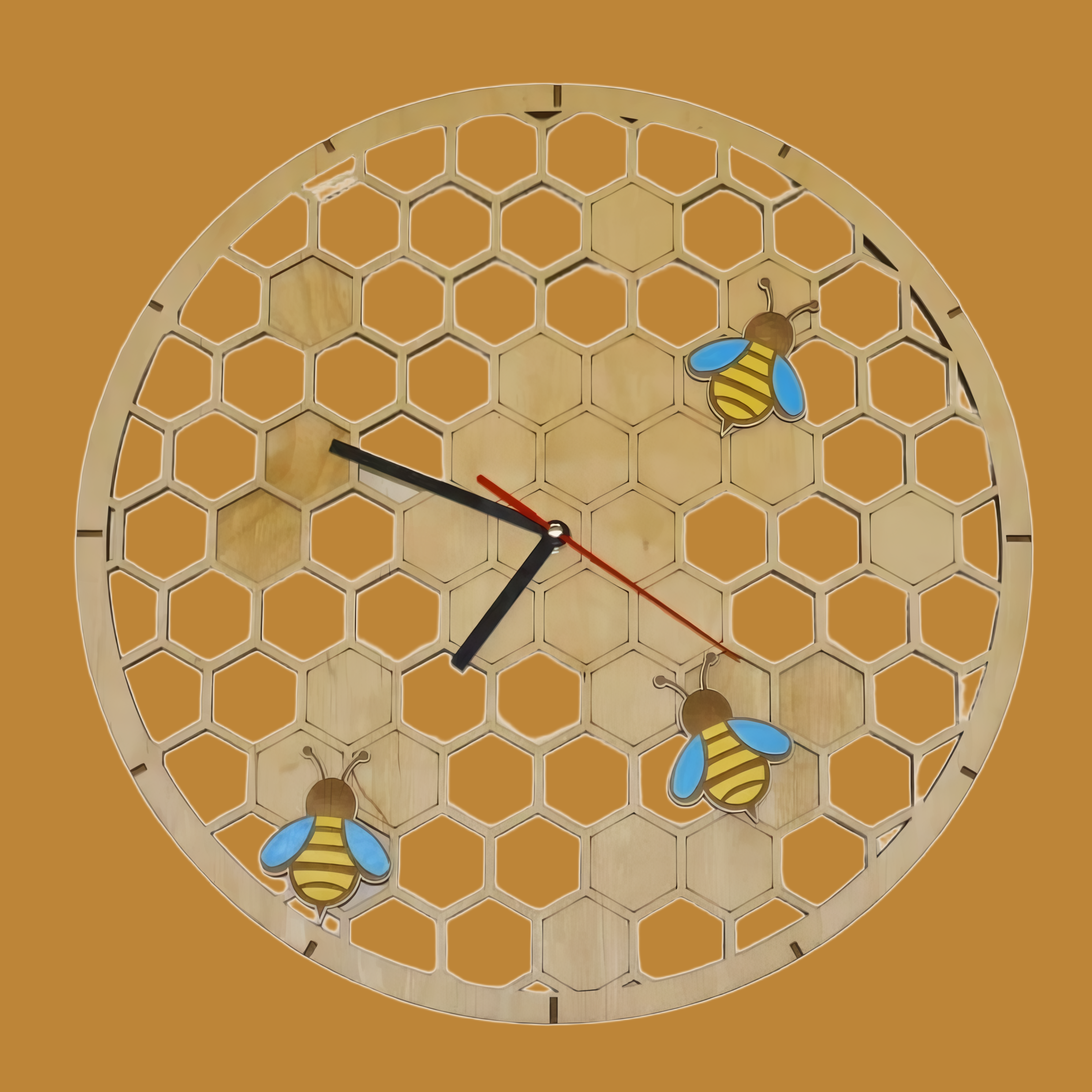 Honeycomb Wall Clock wall clock design