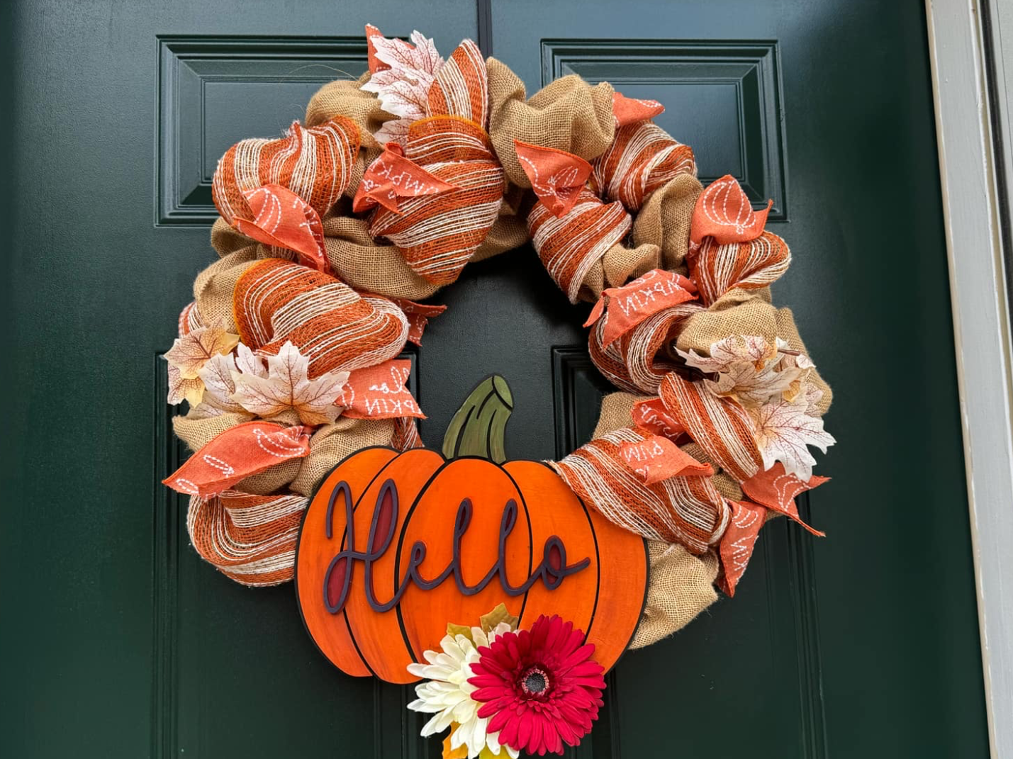 Осенний венок «Hello Pumpkin»