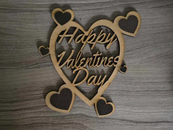 "Happy Valentine's Day" Heart Sign valentines day gift design