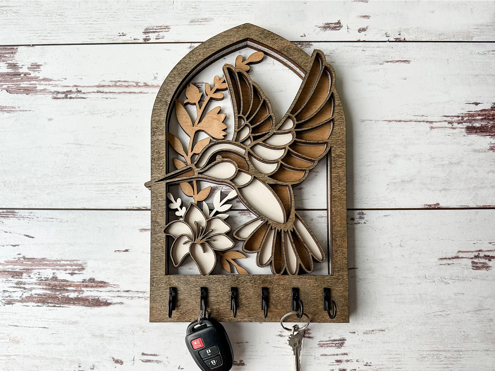 Hummingbird Arch Key Hanger or Decor | Ready to Use Files - Atomm