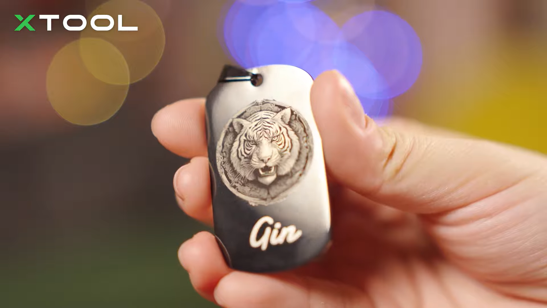 Tiger Pattern Pet Tag pet id tag design