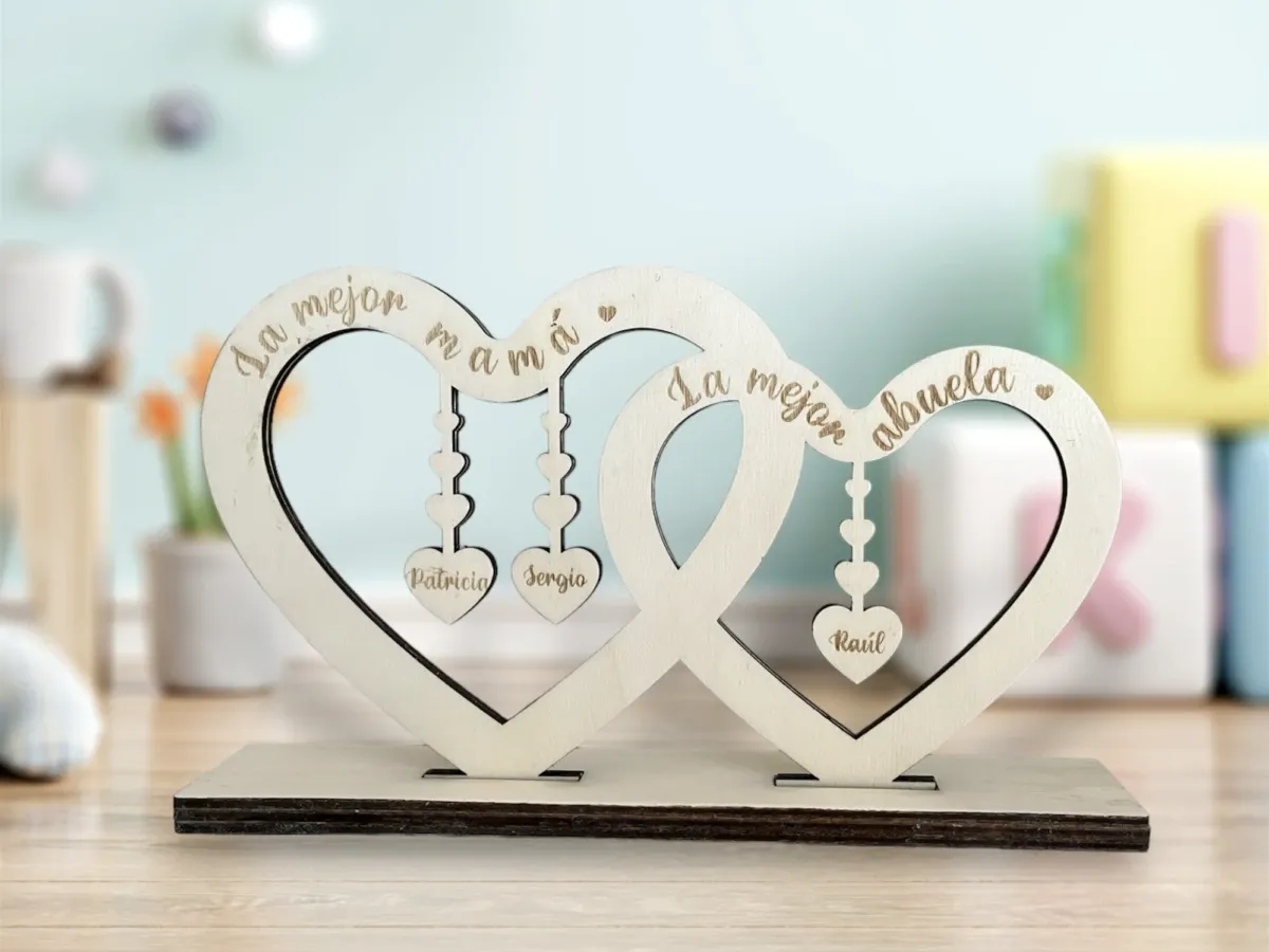 "Best Mom & Best Grandma" Ornament gift design