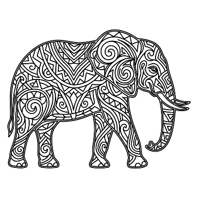 Elephant engraving.xcs