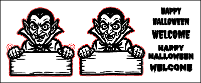 Dracula Halloween Sign.xcs
