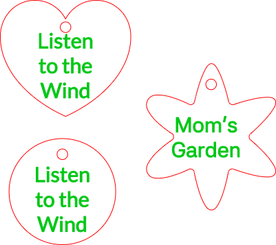 Custom Engraved Wind Chimes.xcs
