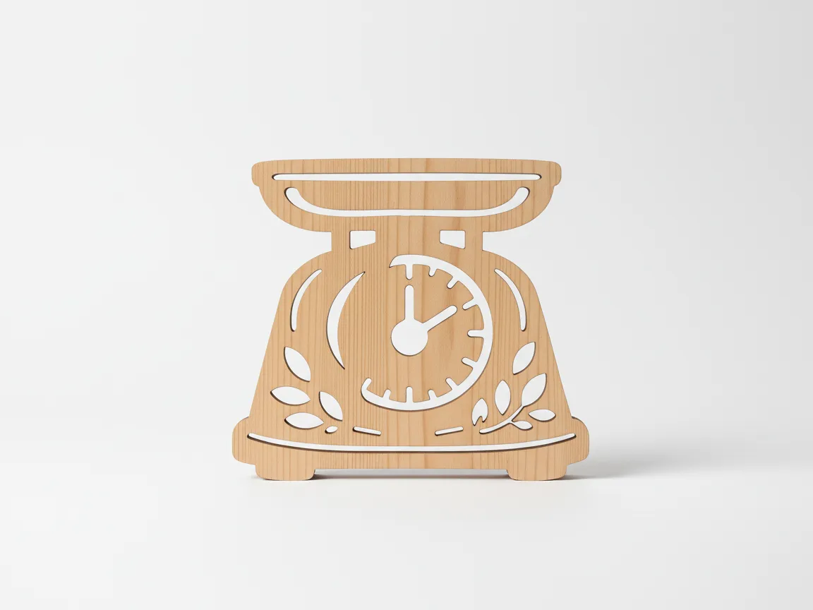 Vintage Kitchen Scale Decoration kitchen wall art and decor idea