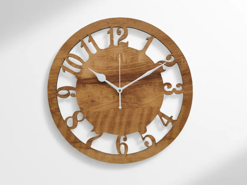 Wall Clock with Open Number Design wall clock design