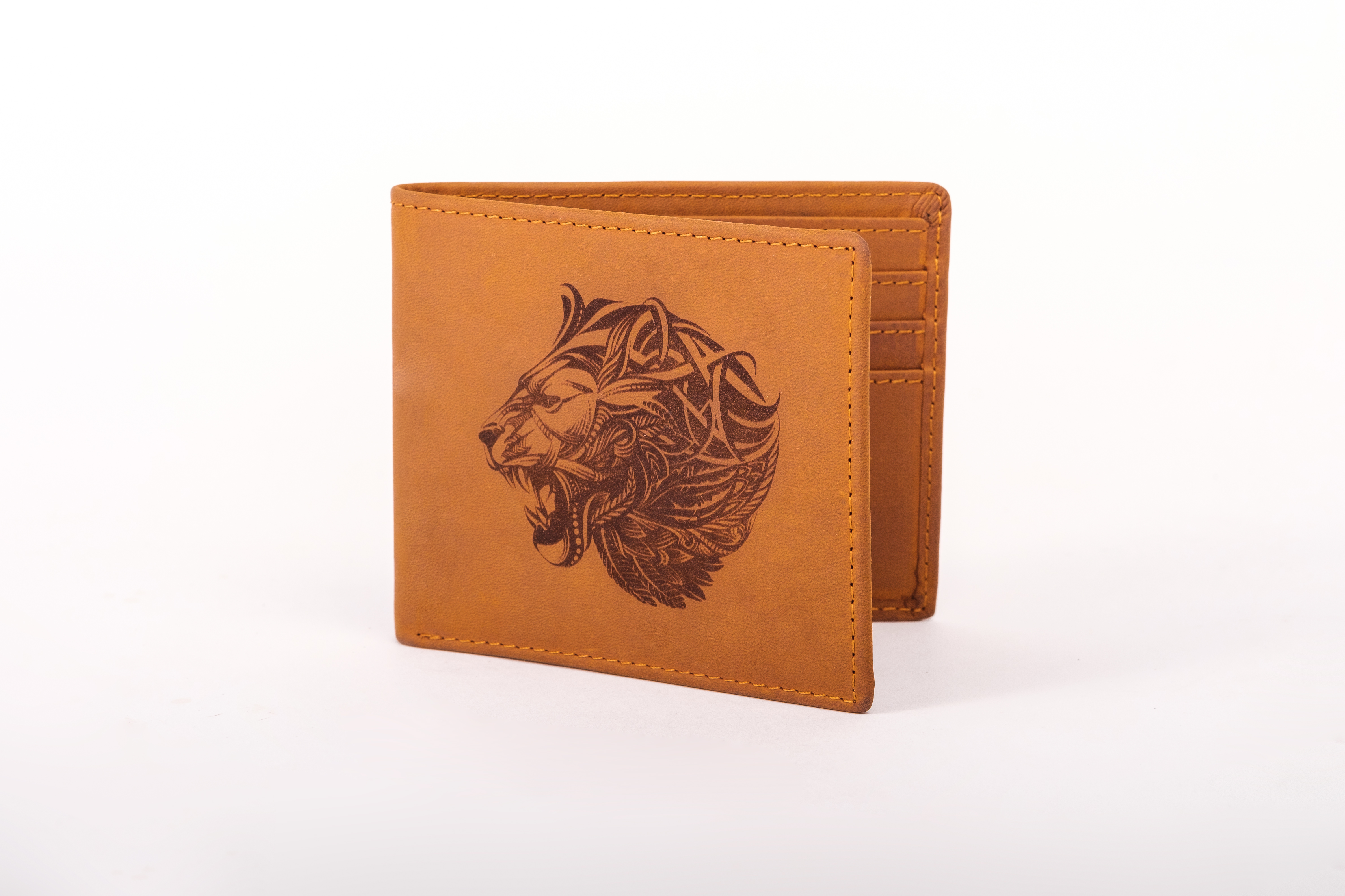 Laser Engraved Leather Wallet for Dad anniversary gift for him idea