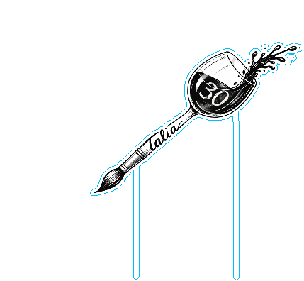 cake topper template.xcs