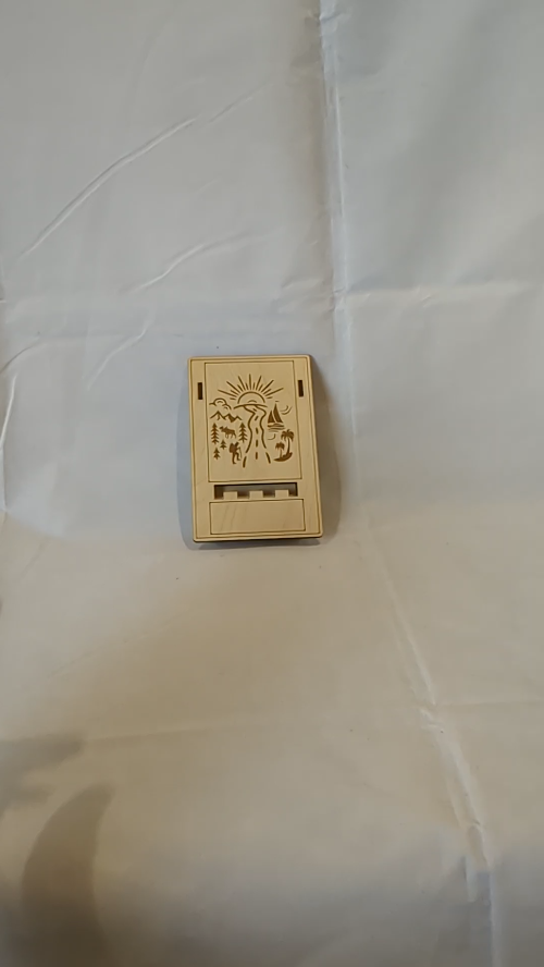 [Laser cut and engrave] Gift Organizer Phone Laser Cut Pattern, folding stand holder, laser cutting design pocket holder, birthday gift
