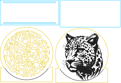 Porte serviettes léopard.xcs