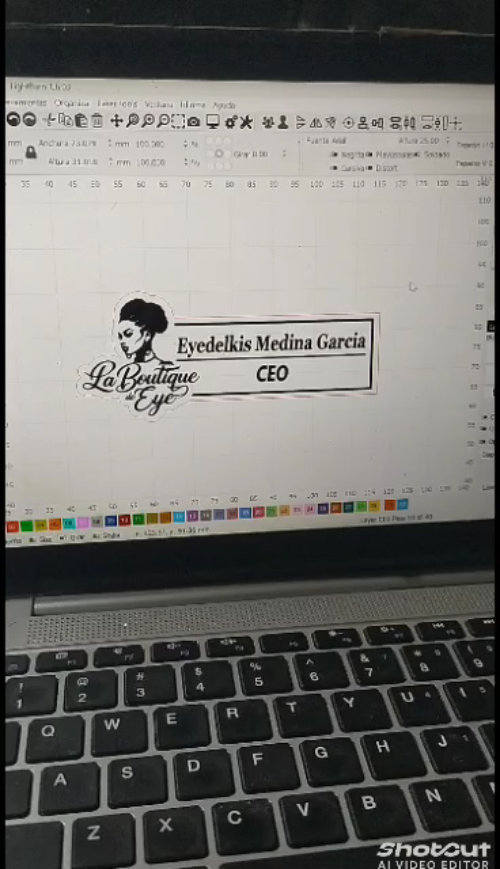 [Laser cut and engrave] Gafetes de ABS con imanes de neodimio