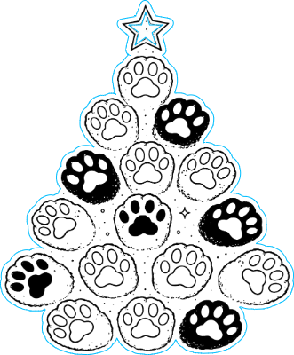 cat paws christmas tree.xcs