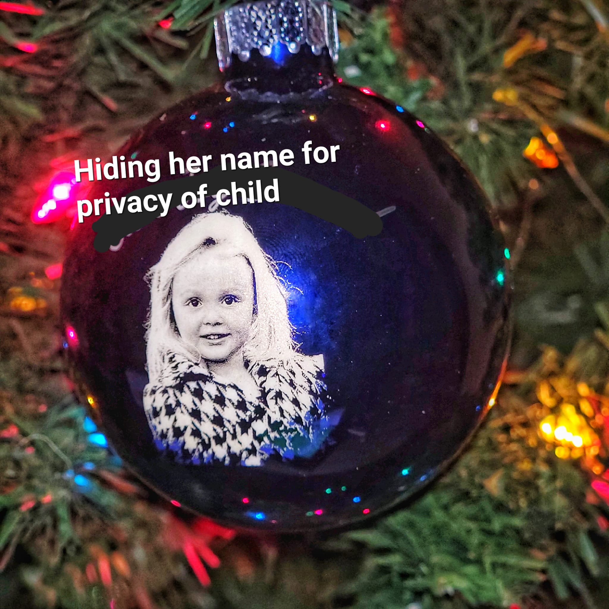 Personalized Photo Christmas Ornament personalized photo gift design