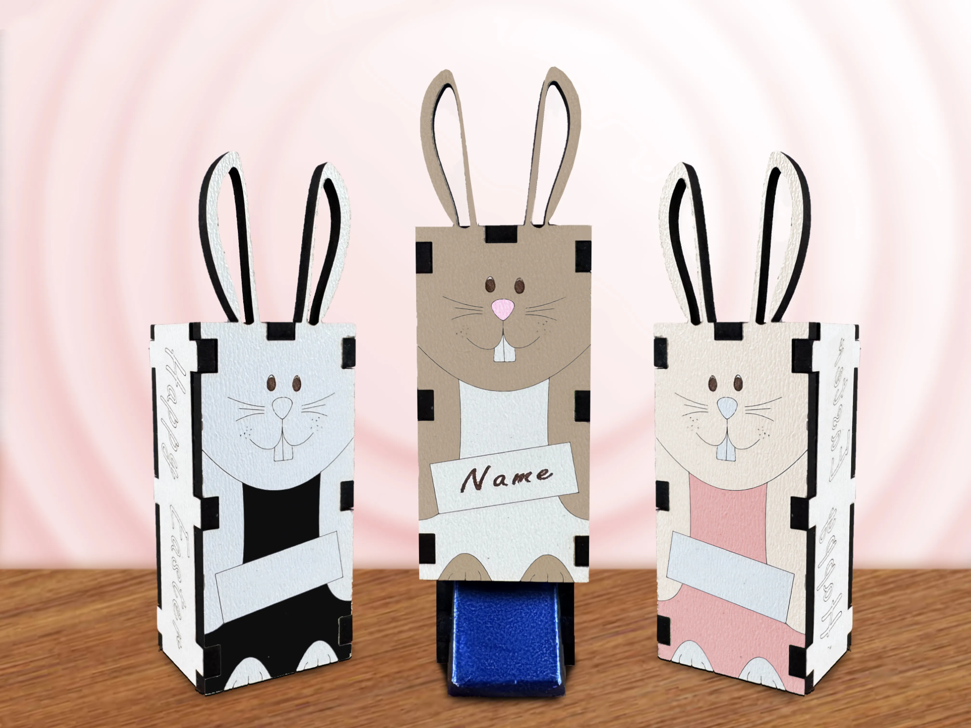 Mini Present Bunny Box party favor design