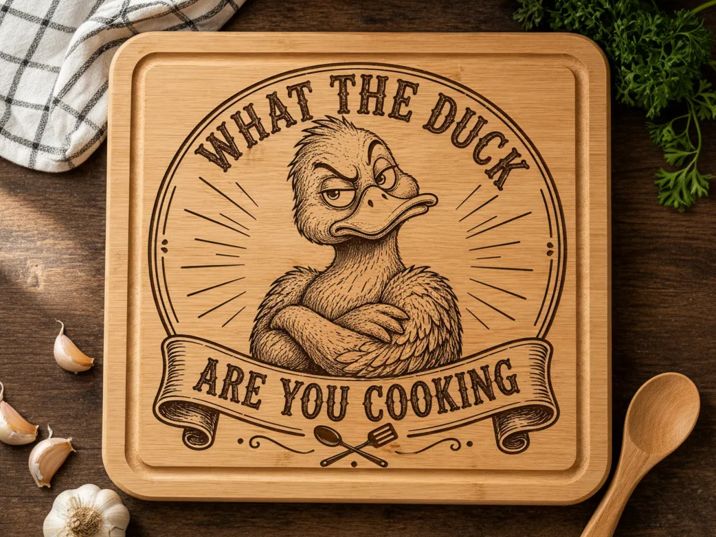 Duck Humor Cutting Board cutting board design