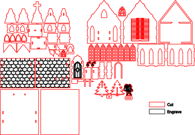 Christmas wooden church.xcs